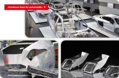 Lámina de estructura de aluminio espumado